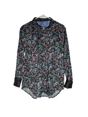 Robert Graham Valentine Abstract Multicolor Shirt Classic Fit Size M NWOT